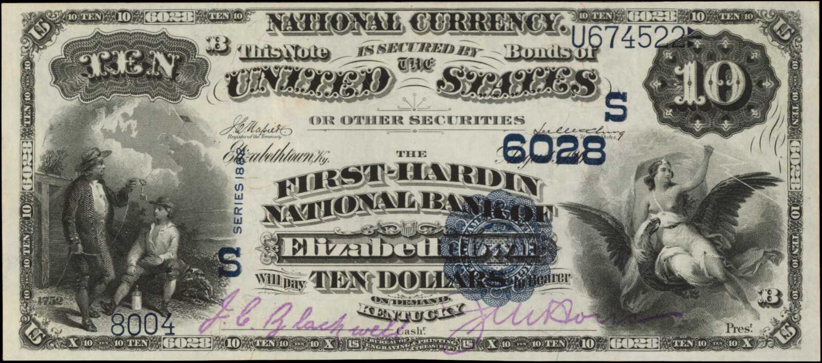 Large Size National Bank Notes National Bank Notes Second Charter